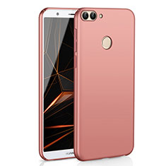Custodia Plastica Rigida Cover Opaca M01 per Huawei Enjoy 7S Oro Rosa