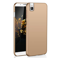 Custodia Plastica Rigida Cover Opaca M01 per Huawei Honor 7i shot X Oro