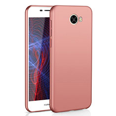 Custodia Plastica Rigida Cover Opaca M01 per Huawei Honor Play 5 Oro Rosa