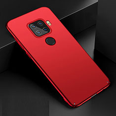 Custodia Plastica Rigida Cover Opaca M01 per Huawei Mate 30 Lite Rosso