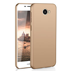 Custodia Plastica Rigida Cover Opaca M01 per Huawei Y5 II Y5 2 Oro