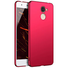 Custodia Plastica Rigida Cover Opaca M01 per Huawei Y7 Prime Rosso