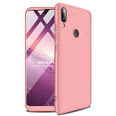 Custodia Plastica Rigida Cover Opaca M01 per Huawei Y9 (2019) Oro Rosa