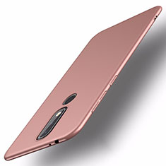 Custodia Plastica Rigida Cover Opaca M01 per Nokia X5 Oro Rosa