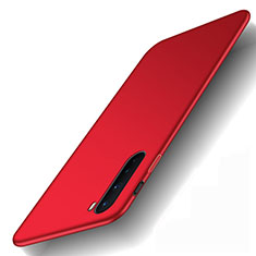 Custodia Plastica Rigida Cover Opaca M01 per OnePlus Nord Rosso