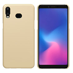 Custodia Plastica Rigida Cover Opaca M01 per Samsung Galaxy A6s Oro