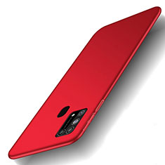 Custodia Plastica Rigida Cover Opaca M01 per Samsung Galaxy M31 Prime Edition Rosso