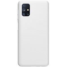 Custodia Plastica Rigida Cover Opaca M01 per Samsung Galaxy M51 Bianco