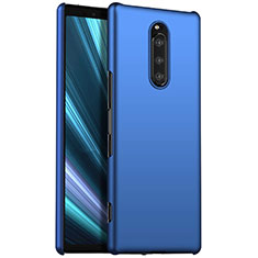 Custodia Plastica Rigida Cover Opaca M01 per Sony Xperia 1 Blu