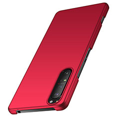 Custodia Plastica Rigida Cover Opaca M01 per Sony Xperia 1 II Rosso