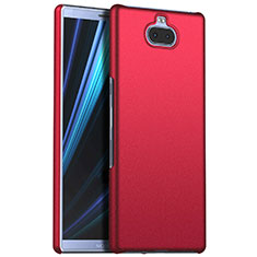 Custodia Plastica Rigida Cover Opaca M01 per Sony Xperia 10 Plus Rosso