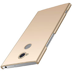 Custodia Plastica Rigida Cover Opaca M01 per Sony Xperia XA2 Ultra Oro