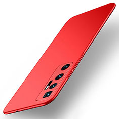 Custodia Plastica Rigida Cover Opaca M01 per Xiaomi Mi 10 Ultra Rosso