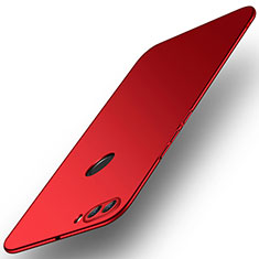 Custodia Plastica Rigida Cover Opaca M02 per Huawei Enjoy 8 Plus Rosso