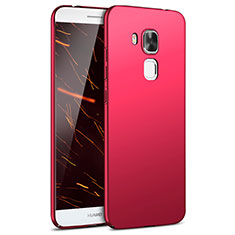 Custodia Plastica Rigida Cover Opaca M02 per Huawei G9 Plus Rosso