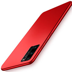 Custodia Plastica Rigida Cover Opaca M02 per Huawei Honor 30 Pro+ Plus Rosso