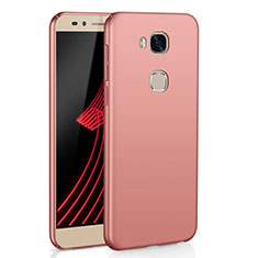 Custodia Plastica Rigida Cover Opaca M02 per Huawei Honor 5X Oro Rosa