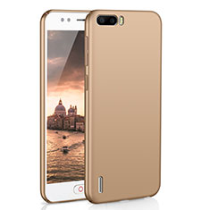 Custodia Plastica Rigida Cover Opaca M02 per Huawei Honor 6 Plus Oro