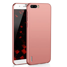 Custodia Plastica Rigida Cover Opaca M02 per Huawei Honor 6 Plus Oro Rosa
