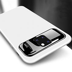 Custodia Plastica Rigida Cover Opaca M02 per Huawei Mate 20 Pro Bianco