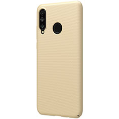 Custodia Plastica Rigida Cover Opaca M02 per Huawei P30 Lite New Edition Oro