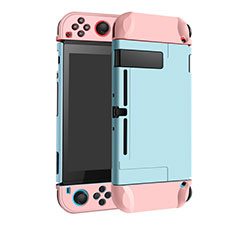 Custodia Plastica Rigida Cover Opaca M02 per Nintendo Switch Cielo Blu
