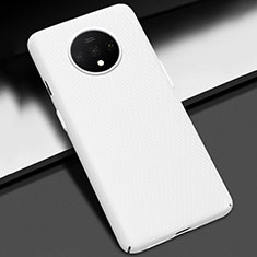 Custodia Plastica Rigida Cover Opaca M02 per OnePlus 7T Bianco