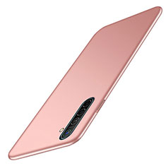 Custodia Plastica Rigida Cover Opaca M02 per Realme XT Oro Rosa