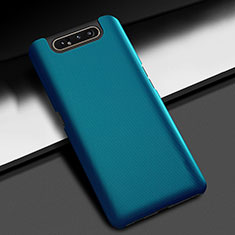 Custodia Plastica Rigida Cover Opaca M02 per Samsung Galaxy A80 Blu