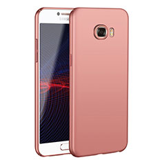 Custodia Plastica Rigida Cover Opaca M02 per Samsung Galaxy C7 SM-C7000 Oro Rosa