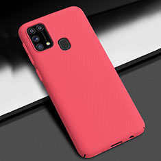 Custodia Plastica Rigida Cover Opaca M02 per Samsung Galaxy M31 Rosso