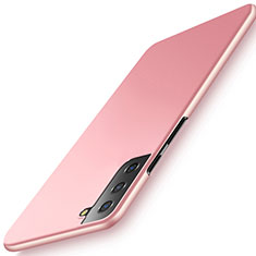 Custodia Plastica Rigida Cover Opaca M02 per Samsung Galaxy S21 Plus 5G Oro Rosa