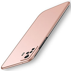 Custodia Plastica Rigida Cover Opaca M02 per Vivo X50 Pro 5G Oro Rosa