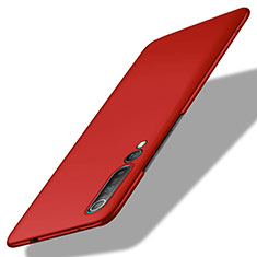 Custodia Plastica Rigida Cover Opaca M02 per Xiaomi Mi 10 Pro Rosso