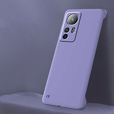 Custodia Plastica Rigida Cover Opaca M02 per Xiaomi Mi 12 Pro 5G Lavanda