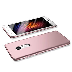 Custodia Plastica Rigida Cover Opaca M02 per Xiaomi Redmi Note 4X Oro Rosa