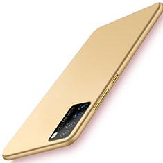 Custodia Plastica Rigida Cover Opaca M03 per Huawei Nova 7 Pro 5G Oro