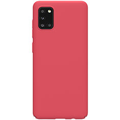 Custodia Plastica Rigida Cover Opaca M03 per Samsung Galaxy A31 Rosso