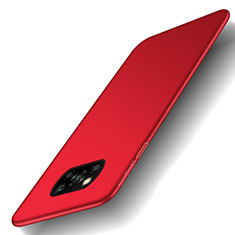 Custodia Plastica Rigida Cover Opaca M03 per Xiaomi Poco X3 NFC Rosso