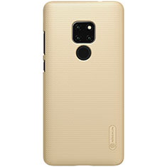 Custodia Plastica Rigida Cover Opaca M04 per Huawei Mate 20 Oro