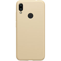 Custodia Plastica Rigida Cover Opaca M04 per Xiaomi Redmi Note 7 Oro