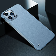 Custodia Plastica Rigida Cover Opaca M05 per Apple iPhone 13 Pro Cielo Blu