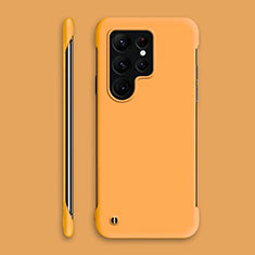Custodia Plastica Rigida Cover Opaca M06 per Samsung Galaxy S22 Ultra 5G Arancione