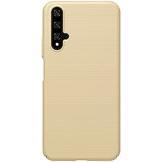 Custodia Plastica Rigida Cover Opaca P01 per Huawei Honor 20 Oro