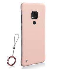 Custodia Plastica Rigida Cover Opaca P01 per Huawei Mate 20 Rosa