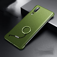 Custodia Plastica Rigida Cover Opaca P01 per Huawei P20 Verde