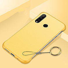 Custodia Plastica Rigida Cover Opaca P01 per Huawei P30 Lite New Edition Giallo