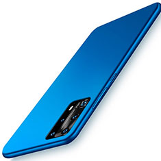 Custodia Plastica Rigida Cover Opaca P01 per Huawei P40 Pro+ Plus Blu