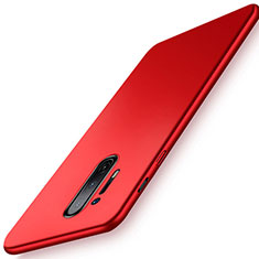 Custodia Plastica Rigida Cover Opaca P01 per OnePlus 8 Pro Rosso