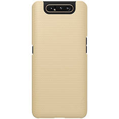 Custodia Plastica Rigida Cover Opaca P01 per Samsung Galaxy A90 4G Oro